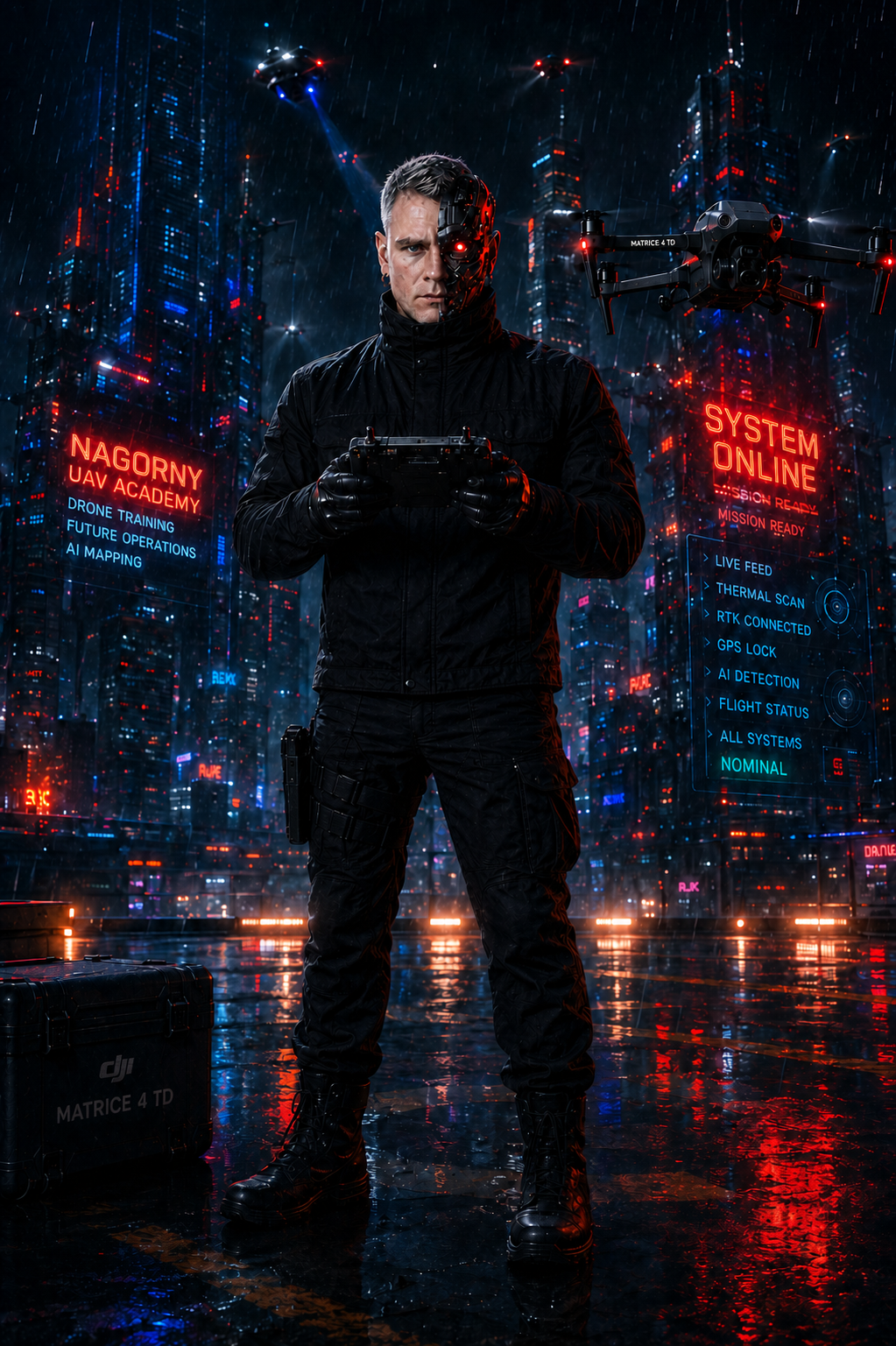 Mark Nagorny — instruktor i operator dronów